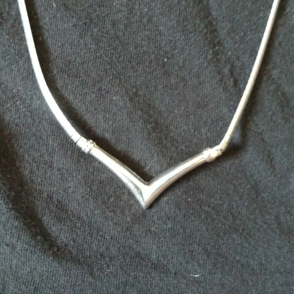 925 Italian silver necklace 15" - Picture 2 of 4